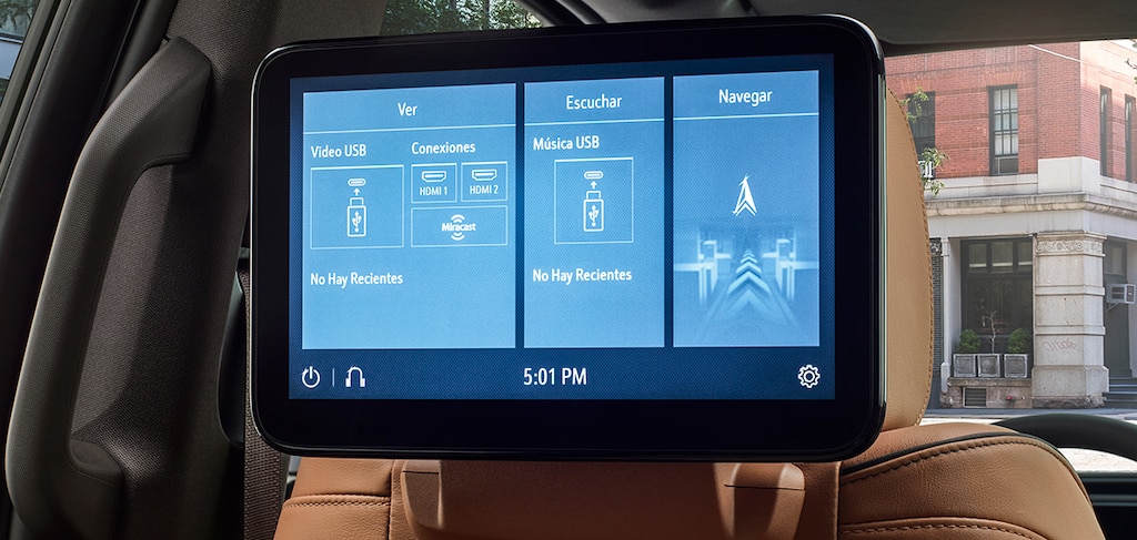 Sistema de infoentretenimiento con pantalla de 16 pulgadas