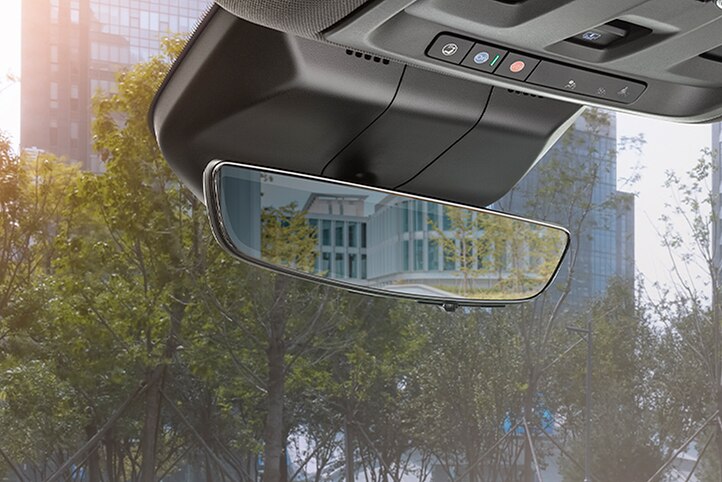 Espejo retrovisor electrocrómico con cámara de visión trasera HD