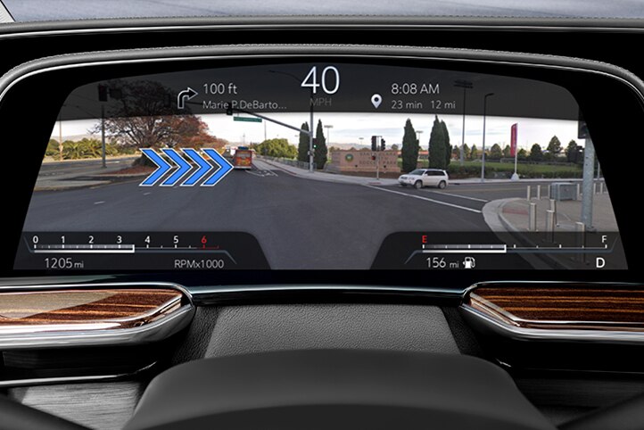 Navegación con realidad aumentada en tu Cadillac  Escalade 2022