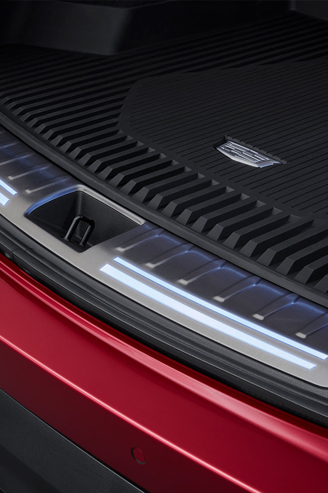 Protector de cajuela iluminado en negro para tu SUV compacta de lujo, Cadillac XT4 2025